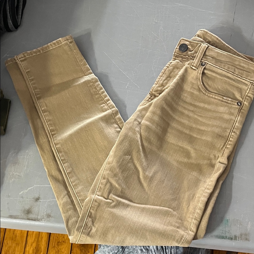 American Eagle Outfitters Men's Skinny Jeans in Tan